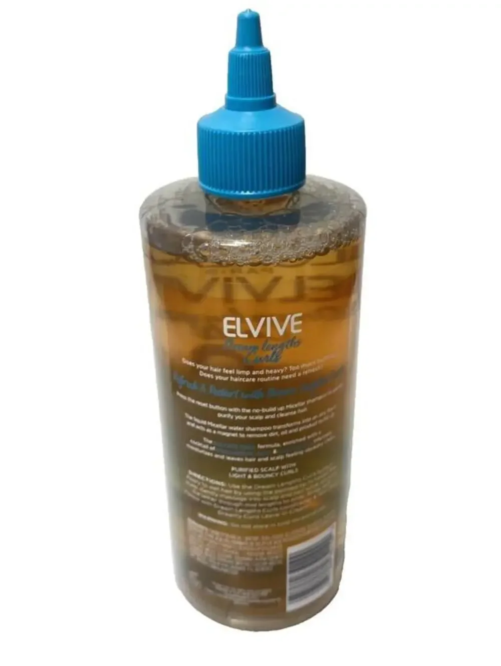 L'oreal Paris Elvive Dream Lengths Curls Micellar Shampoo No Build Up 16.9 Oz.